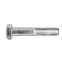 Болт DIN 960 мелкий шаг, неполная резьба M10*1,25* 75 кл.пр. 10.9 цинк
