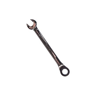 Ключ гаечный комбинированный трещоточный, Cr-V сталь, хромированный, 22мм ЗУБР 