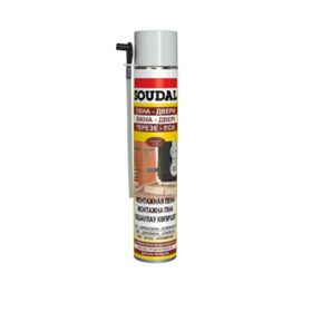 Пена монтажная "SOUDAL" Yellow DIY бытовая для окон и дверей 750мл