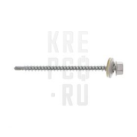 RR (RAL 9003) Саморез кровельный с шестигранной головкой сверло 4,8*19