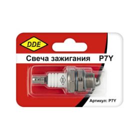 Свеча зажигания DDE - P7Y (Champion CJ7Y, Bosch WS8F, NGK BPM7A) бензопилы, триммеры, мотобуры