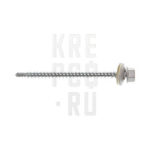 (RAL 9003) Саморез кровельный с шестигранной головкой сверло по металлу 5,5*25