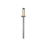 Заклёпка вытяжная комбинированная Ал/Ст стандартный бортик 3,2*8 RAL 1015